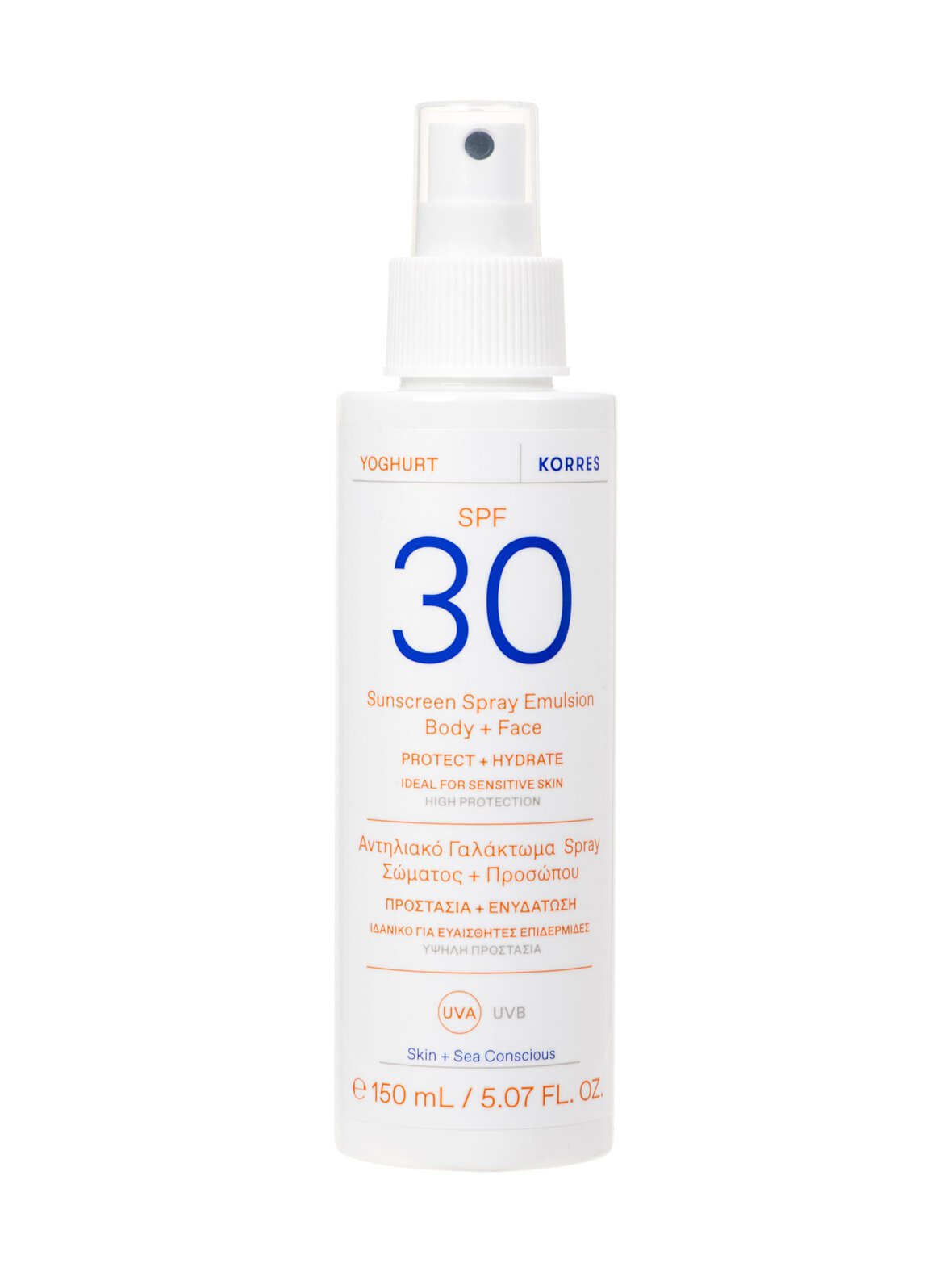 Yoghurt SPF30 Sunscreen Spray Emulsion Face & Body -aurinkosuojaemulsio