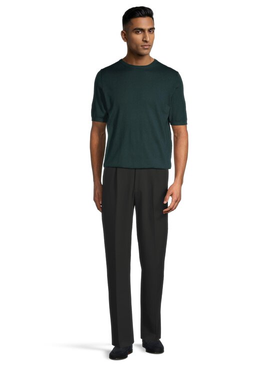 ESSENTIALS by Stockmann - Lühikeste varrukatega meriinovillane kudum Edward - DK.GREEN,CDQ-18155 (H6-19063) | Stockmann - photo 2