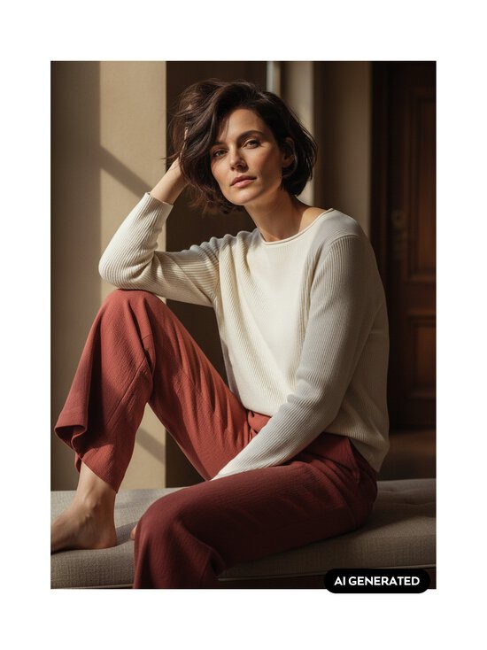 R-Collection - Bettina-housut - AUBURN RED | Stockmann - photo 5