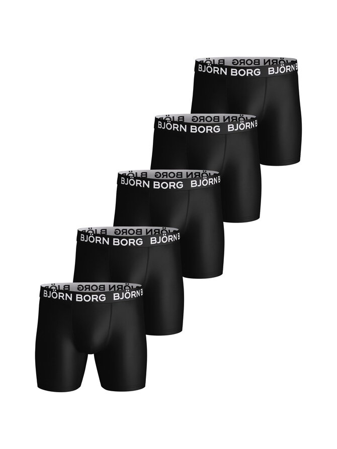 Björn Borg - Sports Microfiber Boxer -alushousut 5 Pack - Miehet