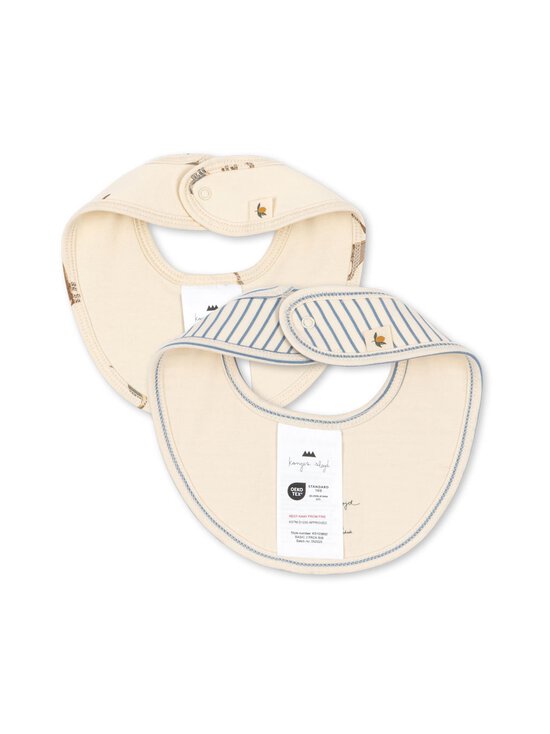 Konges Sløjd - Basic-ruokalappu 2-pack - KUBI/STRIPE BLUIE - photo 2 Konges Sløjd - Basic-ruokalappu 2-pack - KUBI/STRIPE BLUIE | Stockmann - photo 2