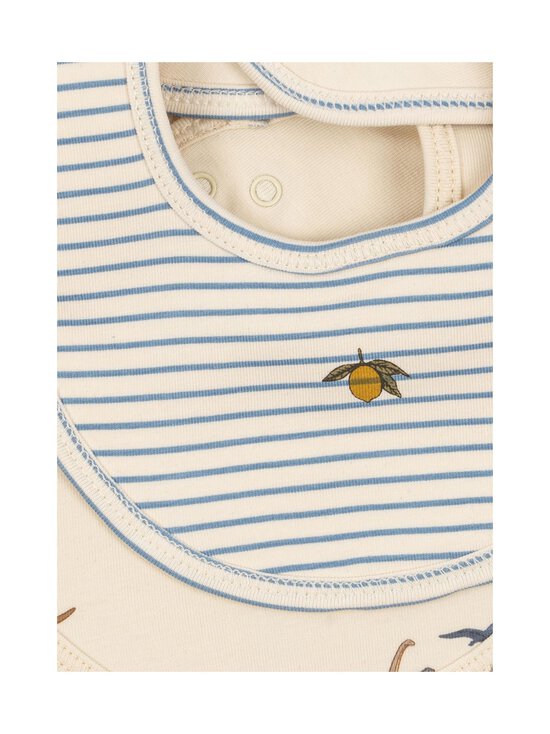 Konges Sløjd - Basic-ruokalappu 2-pack - KUBI/STRIPE BLUIE - photo 3 Konges Sløjd - Basic-ruokalappu 2-pack - KUBI/STRIPE BLUIE | Stockmann - photo 3
