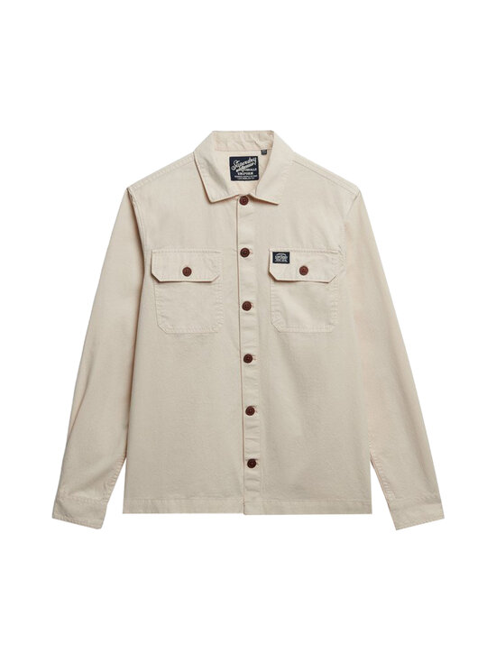 Superdry - 2 pocket -päällyspaita - 1LG OATMEAL BEIGE | Stockmann - photo 1