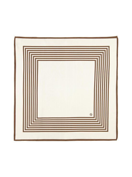 lescarf - Zīda šalle ar svītrām - CREAM & MOCHA MOUSSE - photo 2 lescarf - Zīda šalle ar svītrām - CREAM & MOCHA MOUSSE | Stockmann - photo 2