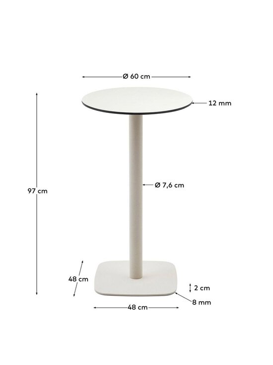 Kave Home - Tiaret-baaripöytä - VALKOINEN | Stockmann - photo 2