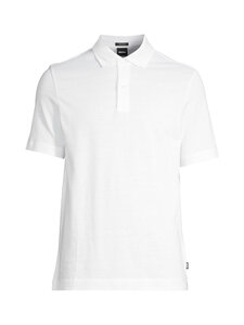 BOSS - Polosärk Press Jersey - 100 WHITE | Stockmann