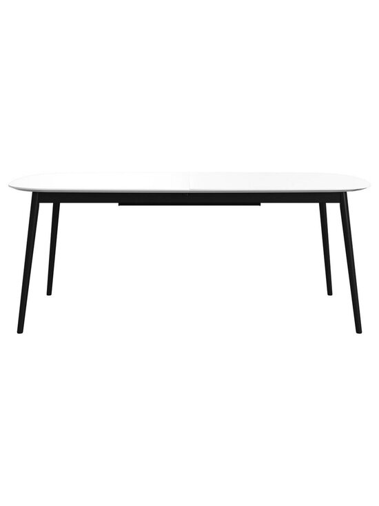 BoConcept - Kingston- jatkettava ruokapöytä valkoinen/musta 100 x 197/267 cm - WHITE | Stockmann - photo 1