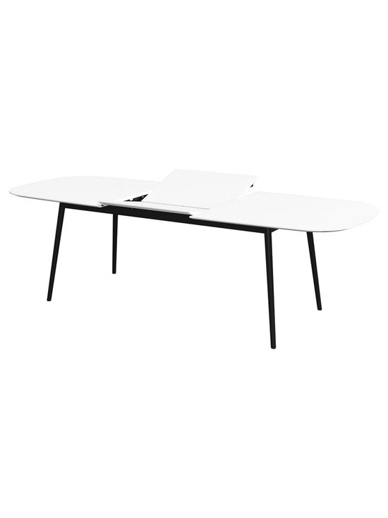 BoConcept - Kingston- jatkettava ruokapöytä valkoinen/musta 100 x 197/267 cm - WHITE | Stockmann - photo 2