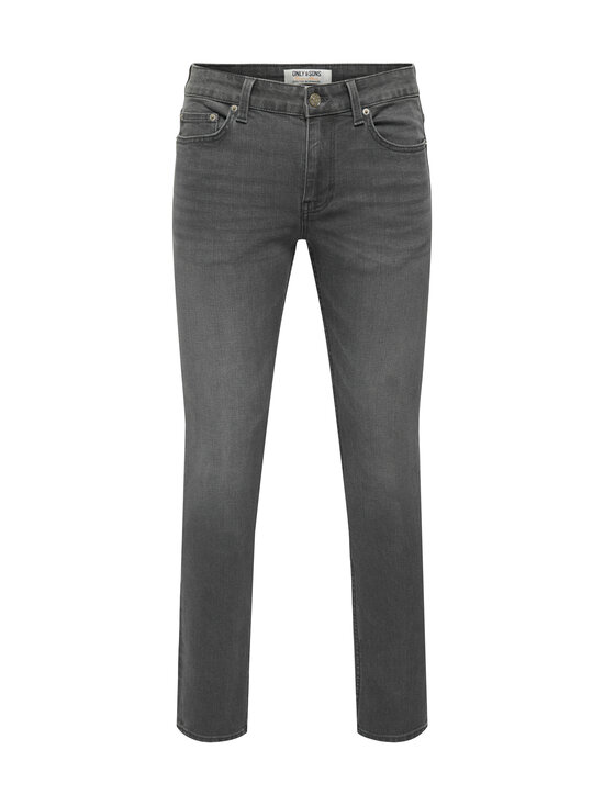 Only & Sons - Teksapüksid OnsWarp Skinny Destroy - DARK GREY DENIM DETAIL:BRAKES | Stockmann - photo 1