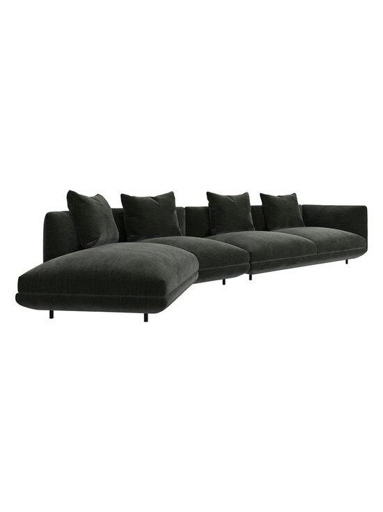 BoConcept - Salamanca-sohva Napoli-kangas 2268 murrettu vihreä L 433 cm - GREEN | Stockmann - photo 2