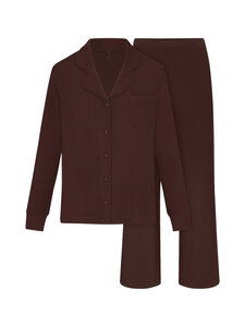 SKIMS - Soft Lounge Rib Sleep Set - pyjama 2-osainen - COCOA | Stockmann