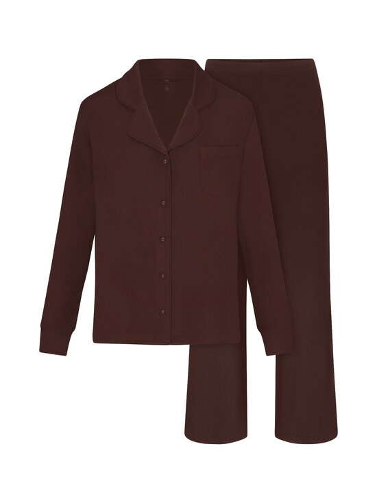 SKIMS - Soft Lounge Rib Sleep Set - pyjama 2-osainen - COCOA | Stockmann - photo 1