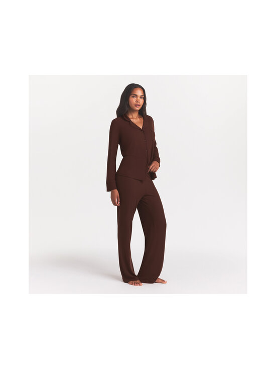 SKIMS - Soft Lounge Rib Sleep Set - pyjama 2-osainen - COCOA | Stockmann - photo 3