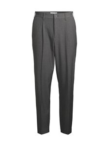 ESSENTIALS by Stockmann - Harry Wide Leg -housut - DK. GREY MEL. | Stockmann