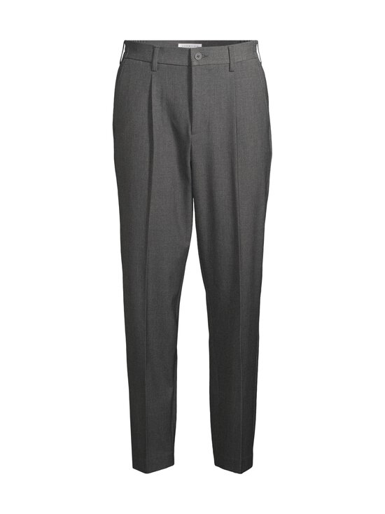 ESSENTIALS by Stockmann - Harry Wide Leg -housut - DK. GREY MEL. | Stockmann - photo 1