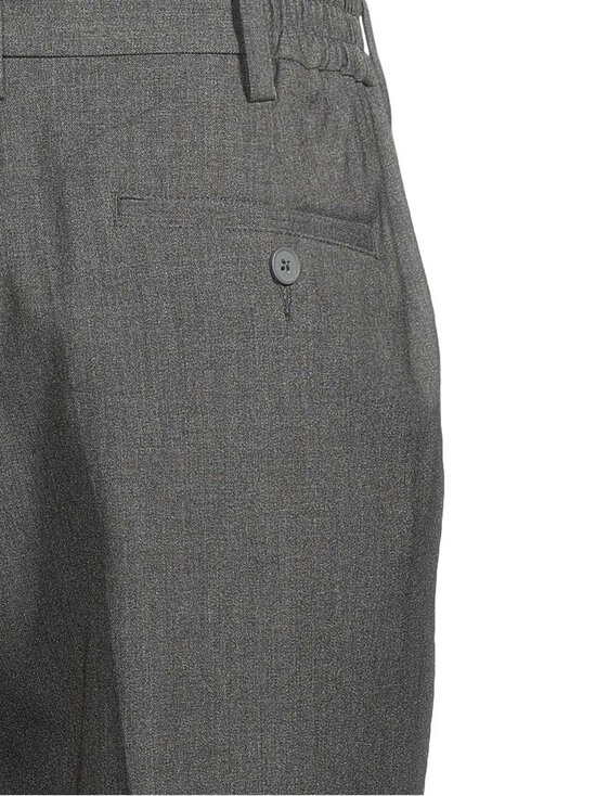 ESSENTIALS by Stockmann - Harry Wide Leg -housut - DK. GREY MEL. | Stockmann - photo 6