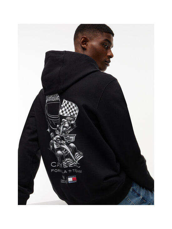Tommy Hilfiger - TH x CF1 Racing Graphic džemperis ar kapuci - BDS BLACK | Stockmann - photo 3