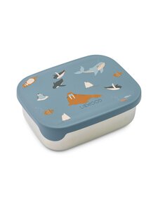 Liewood - Lõunakarp Arthur Printed Lunchbox - 2501 ARCTIC SEA / OCEAN VIEW | Stockmann