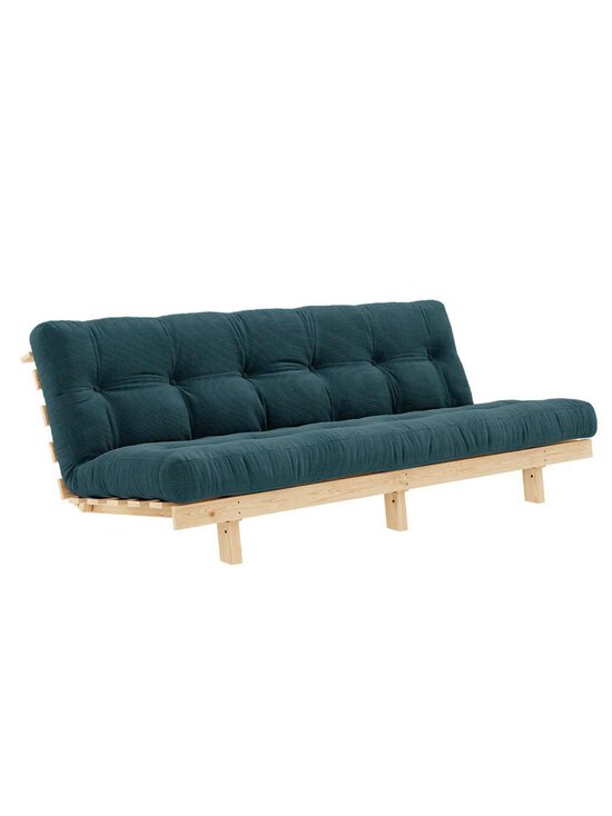 Karup - Lean-futonsohva Corduroy-kangas pale blue/mänty L 190 cm - BLUE | Stockmann - photo 1
