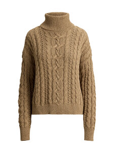 Lauren Ralph Lauren - Pīnīšu adījuma džemperis - 001 CAMEL MARL | Stockmann