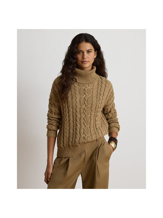 Lauren Ralph Lauren - Pīnīšu adījuma džemperis - 001 CAMEL MARL | Stockmann - photo 5