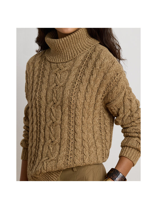 Lauren Ralph Lauren - Pīnīšu adījuma džemperis - 001 CAMEL MARL | Stockmann - photo 7