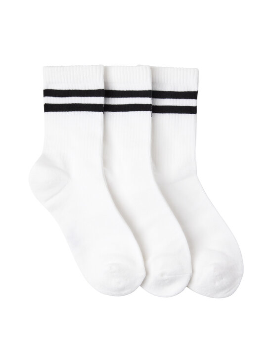 Lindex - Zeķes 3 iepak. - 70 WHITE | Stockmann - photo 2