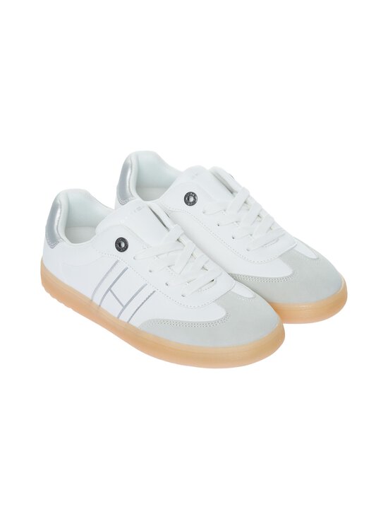 Tommy Hilfiger - Low Cut Lace-Up -sneakerit - X025 WHITE/SILVER | Stockmann - photo 5