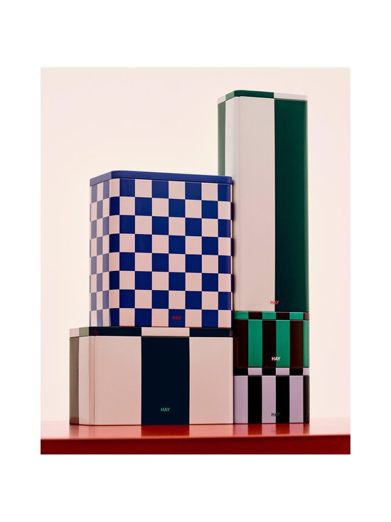 HAY - Säilituskarp Tin Container Large - BLUE AND OFF-WHITE - photo 4 HAY - Säilituskarp Tin Container Large - BLUE AND OFF-WHITE | Stockmann - photo 4