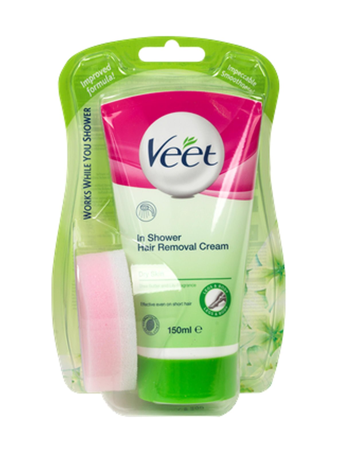 Veet Silky fresh in shower hair removal cream -ihokarvanpoistovoide 150 ml