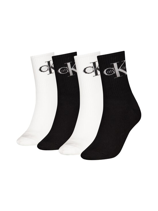 Calvin Klein - CKJ Women Monologo zeķes dāvanu kastītē 4-pāri - 001 BLACK/WHITE - photo 1 Calvin Klein - CKJ Women Monologo zeķes dāvanu kastītē 4-pāri - 001 BLACK/WHITE | Stockmann - photo 1