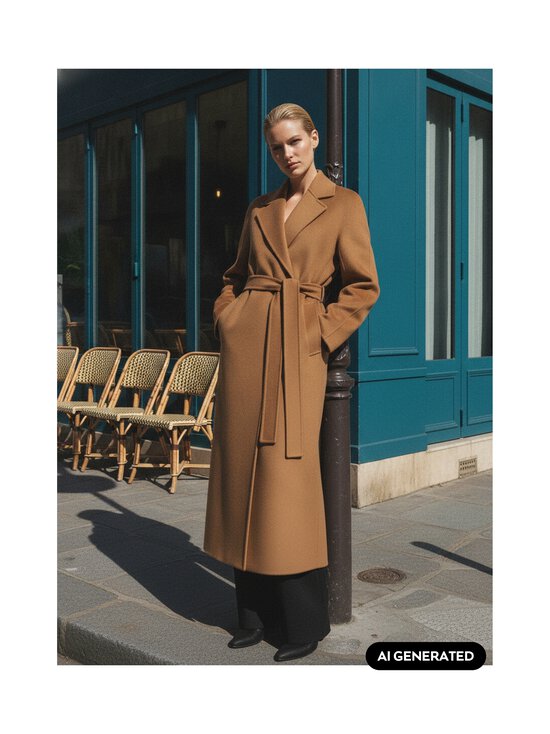 'S MAX MARA - Smmpenelope-villakangastakki - 041 HAZELNUT BROWN | Stockmann - photo 2