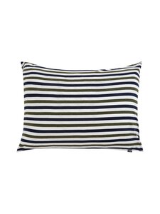 Casa Stockmann - Rotterdam Jersey -tyynyliina 50 x 60 cm - DK.BLUE/MEL GREEN/NATURAL WHITE | Stockmann