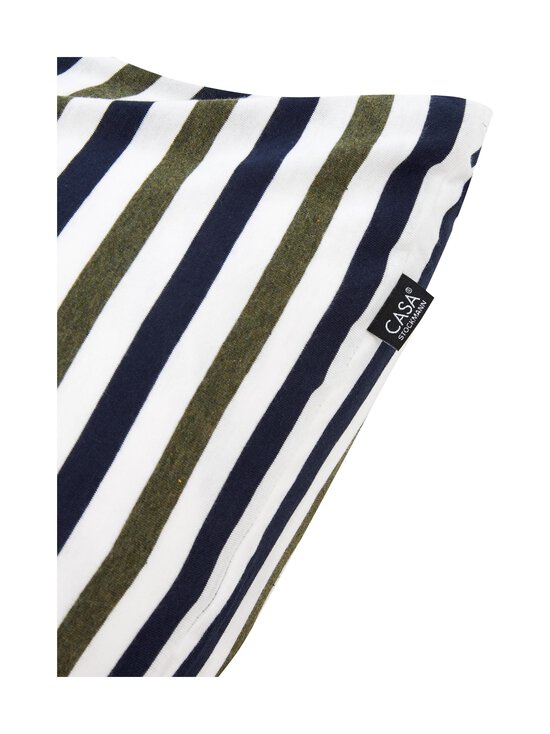 Casa Stockmann - Rotterdam Jersey spilvendrāna 50 x 60 cm - DK.BLUE/MEL GREEN/NATURAL WHITE - photo 2 Casa Stockmann - Rotterdam Jersey spilvendrāna 50 x 60 cm - DK.BLUE/MEL GREEN/NATURAL WHITE | Stockmann - photo 2