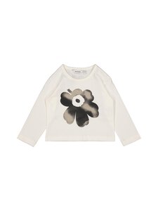 Marimekko - Paja Akvarelli Unikko Logo I trikotāžas krekls - 990 OFF WHITE, GREY, BLACK Marimekko - Paja Akvarelli Unikko Logo I trikotāžas krekls - 990 OFF WHITE, GREY, BLACK | Stockmann