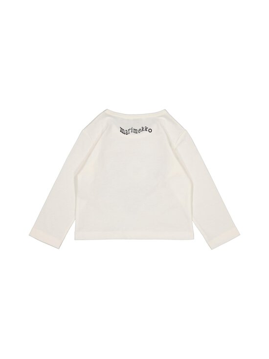 Marimekko - Paja Akvarelli Unikko Logo I trikotāžas krekls - 990 OFF WHITE, GREY, BLACK - photo 2 Marimekko - Paja Akvarelli Unikko Logo I trikotāžas krekls - 990 OFF WHITE, GREY, BLACK | Stockmann - photo 2
