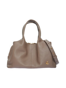 Coccinelle - Nell Grained Leather -käsilaukku - N59 WARM TAUPE | Stockmann