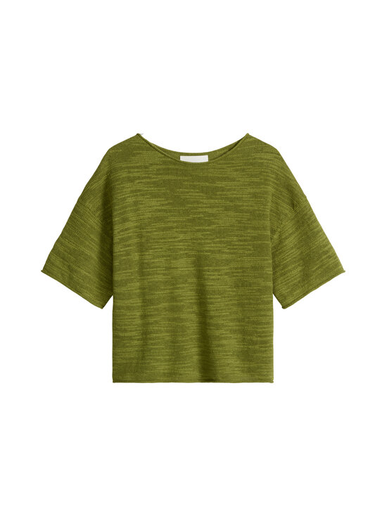 Marc O'Polo - Lyhythihainen neulepaita - 3186 SHADED FERN | Stockmann - photo 1