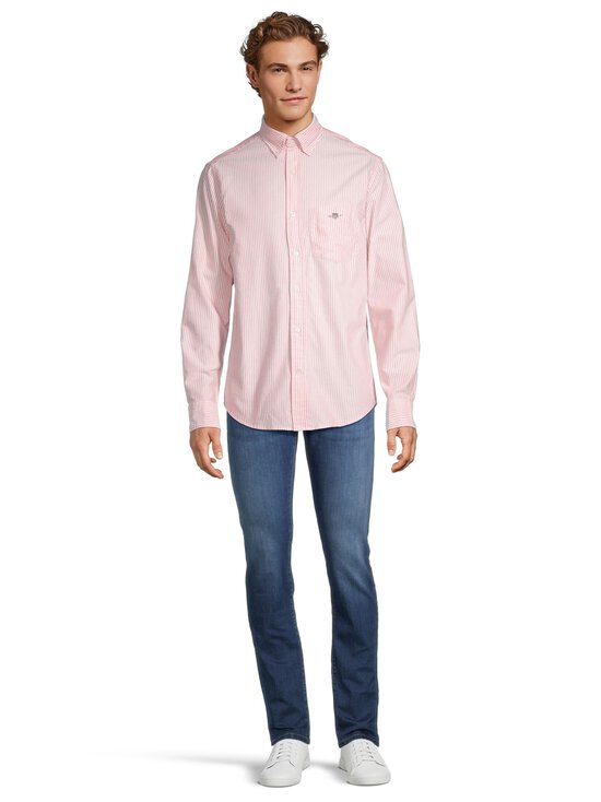 GANT - Regular fit Classic Oxford Stripe krekls ar apkakli - 844 ORANGE BRONZE - photo 2 GANT - Regular fit Classic Oxford Stripe krekls ar apkakli - 844 ORANGE BRONZE | Stockmann - photo 2