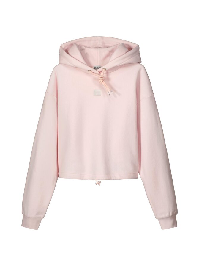 Pink Crop Hoodie