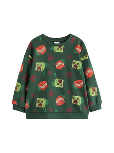 Lindex - Minecraft-collegepaita - 8599 GREEN | Stockmann