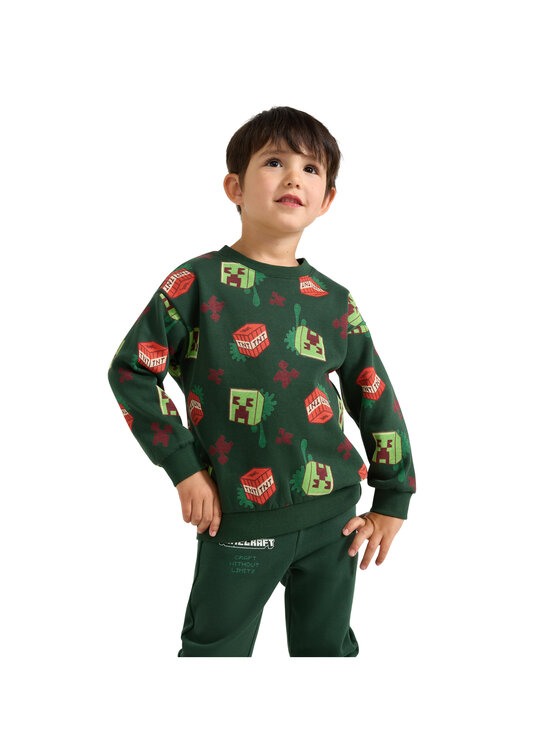 Lindex - Minecraft-collegepaita - 8599 GREEN | Stockmann - photo 3