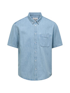 Only & Sons - Teksasärk OnsOrson Regular - LIGHT BLUE DENIM | Stockmann