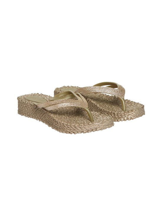 ILSE JACOBSEN - Cheerful flip flop wedge sandales - 780 PLATIN | Stockmann - photo 5