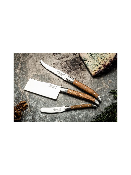 Laguiole - Style De Vie Cheese Knives -juustoveitsi 3 kpl - LIGHT WOOD/STAINLESS STEEL | Stockmann - photo 2