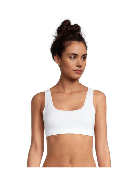 Polo Ralph Lauren - Club Cotton bralette -rintaliivit - 192 WHITE CLOUD | Stockmann - photo 2