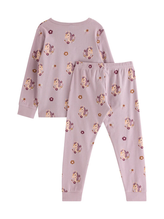 Lindex - Ribbed-pyjama - 8121 LILAC | Stockmann - photo 2