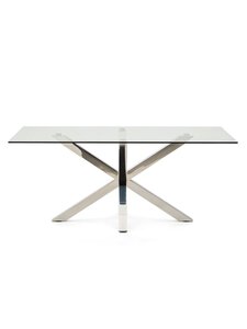 Kave Home - Argo-ruokapöytä - LÄPINÄKYVÄ | Stockmann