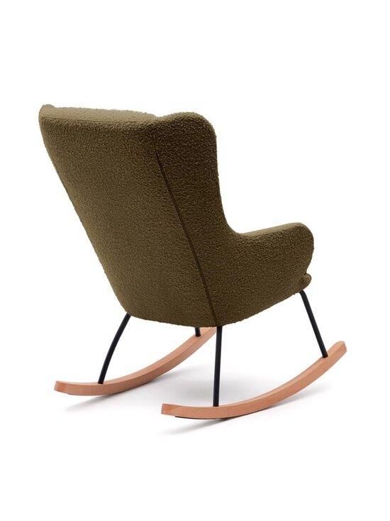 Kave Home - Maustin-keinutuoli tummanvihreä buklee - GREEN | Stockmann - photo 3