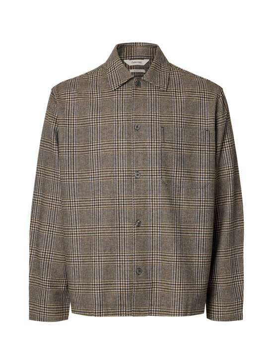 Selected - SlmRlxsvend Wool Blend -päällyspaita - DELICIOSO CHECKS:MIX | Stockmann - photo 1
